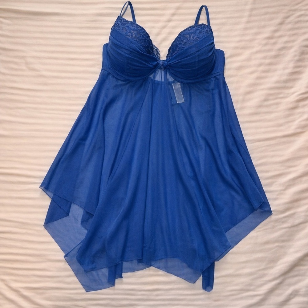 Size Small Blue Babydoll from Ambrielle